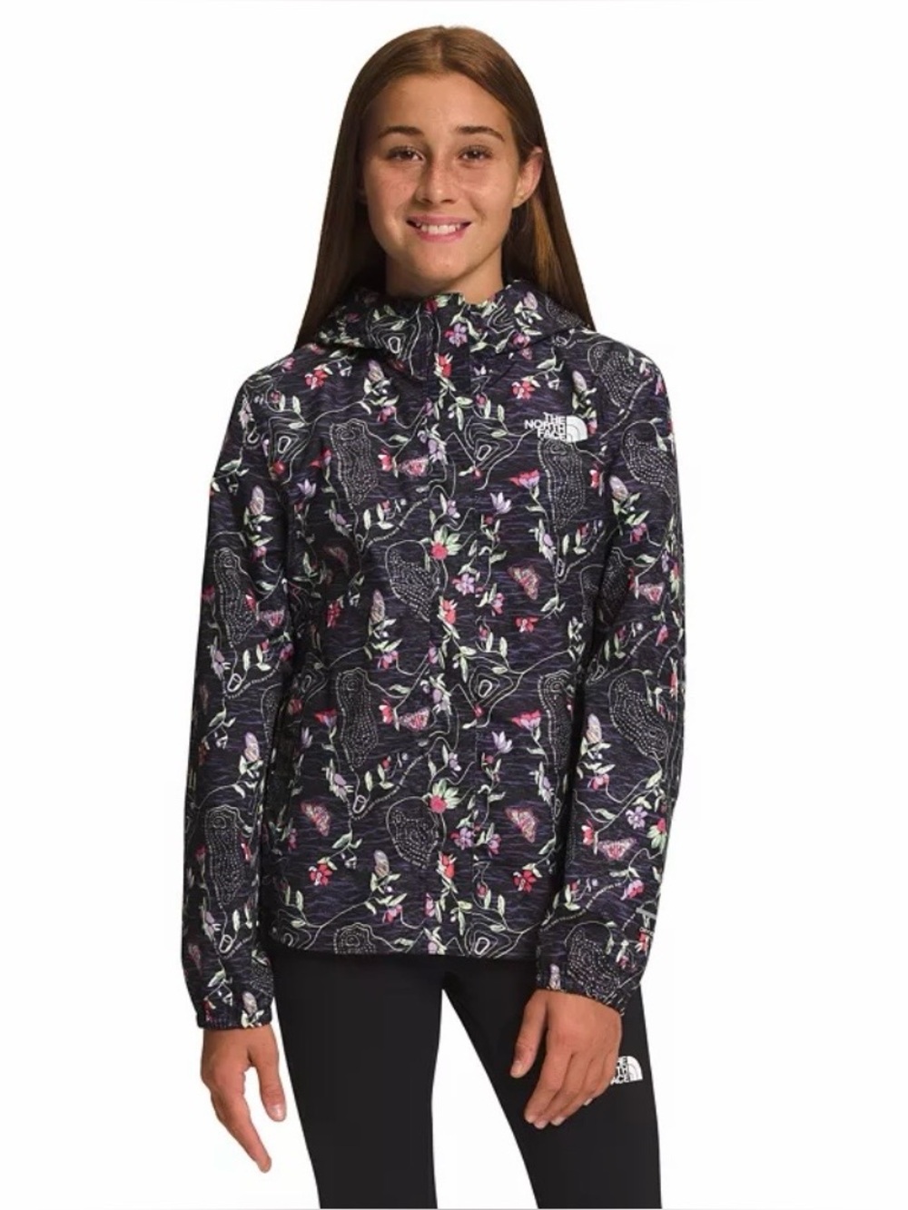 The North Face Girl Rain Jacket Fisherman Outdoor Size 10/M